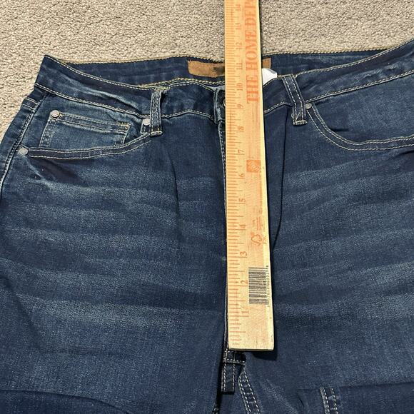 Joe's Women 20 The Brixton Straight Narrow Mid Rise Stretch Dark wash Blue NWT - Picture 7 of 8